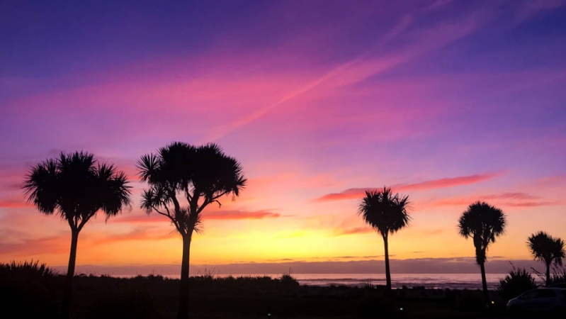 West Coast sunset